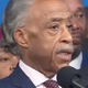 Rev. Al Sharpton speaking at a press conference at the National Action Network in New York.